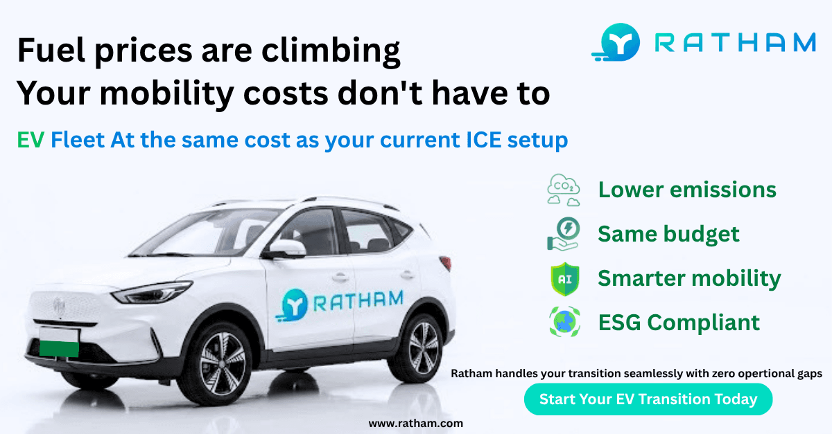 Ratham India's EV Revolution in Corporate Transport