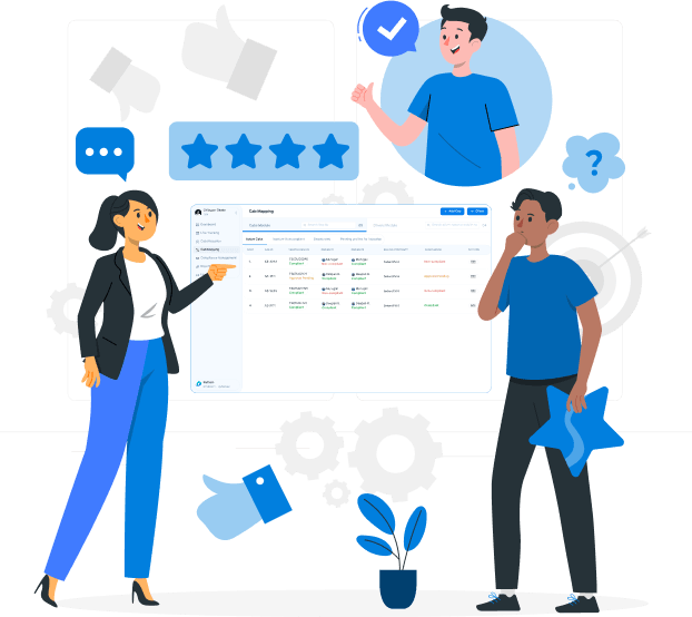 Dashboard Preview showing analytics, conversion rates, and user data