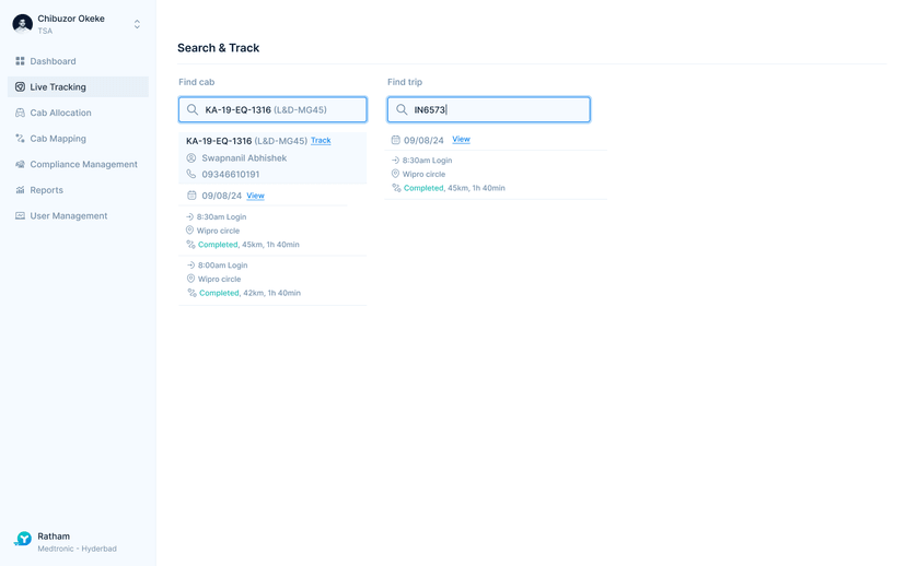 Command Dashboard