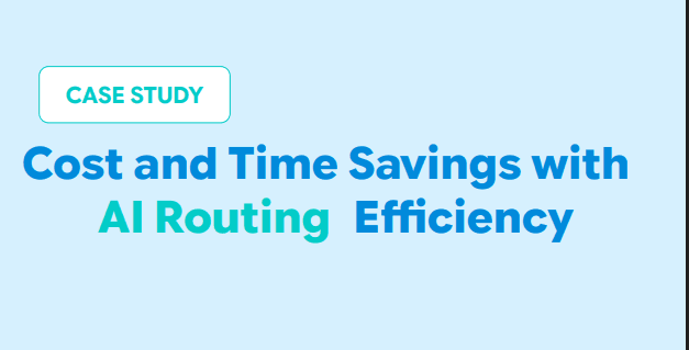 Ratham Cost & Time Saving with AI Routing